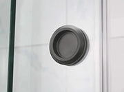 FRAMELESS SLIDING DOOR WALL TO WALL GUNMETAL FIL Kitchen Bathroom