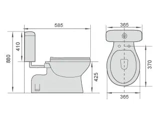 HAIDI Link Toilet Suite ostar