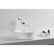 Above Counter Basin Ceramic Diamond Basin Gloss White/Matte White 360x 360 x 120mm - FIL Kitchen Bathroom