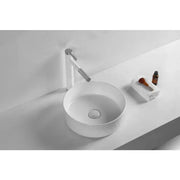 Above Counter Basin Ceramic Diamond Basin Gloss White/Matte White 360x 360 x 120mm - FIL Kitchen Bathroom
