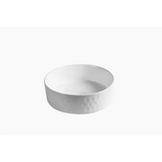 Above Counter Basin Ceramic Diamond Basin Gloss White/Matte White 360x 360 x 120mm - FIL Kitchen Bathroom