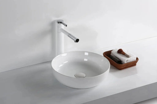 Above Counter Ceramic Basin Gloss White  375x 375x 110mm - FIL Kitchen Bathroom