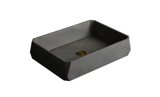 Above Counter Basin Concrete Basin Matte Grey  500x 350x 120mm - FIL Kitchen Bathroom