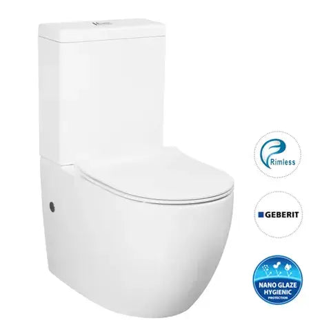 COSENZA RIMLESS TOILET SUITE FIL Kitchen Bathroom