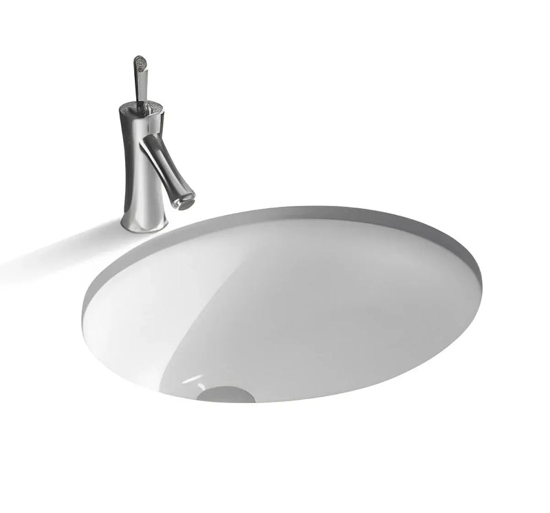 UNDER COUNTER BASIN GLOSS WHITE 500MM POSEIDON