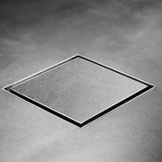 Kano Square Tile Insert Floor Waste - Stainless Steel Silver/Matte Black Sedek