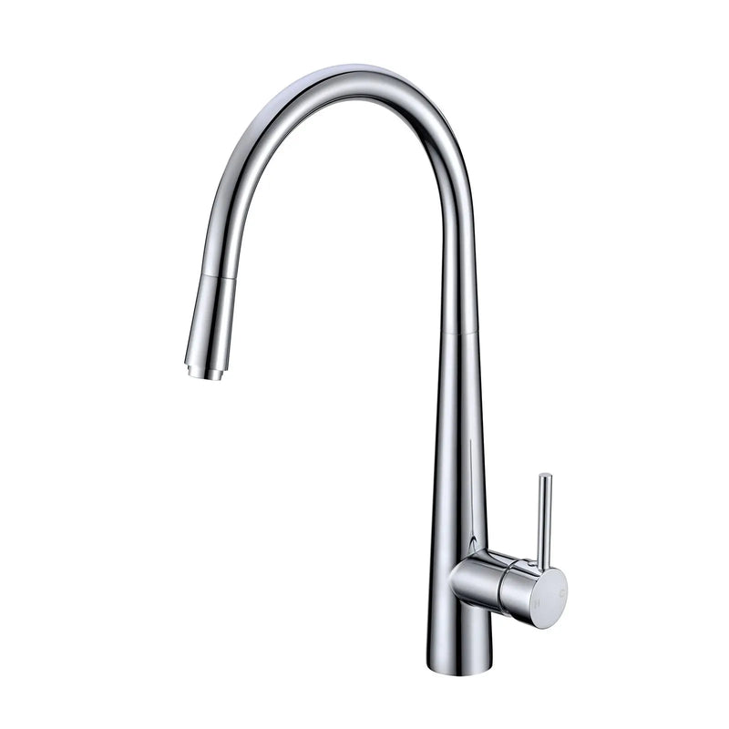 Round Pull Out Kitchen Sink Mixer Tap Chrome and Colours FIL Kitchen Bathroom