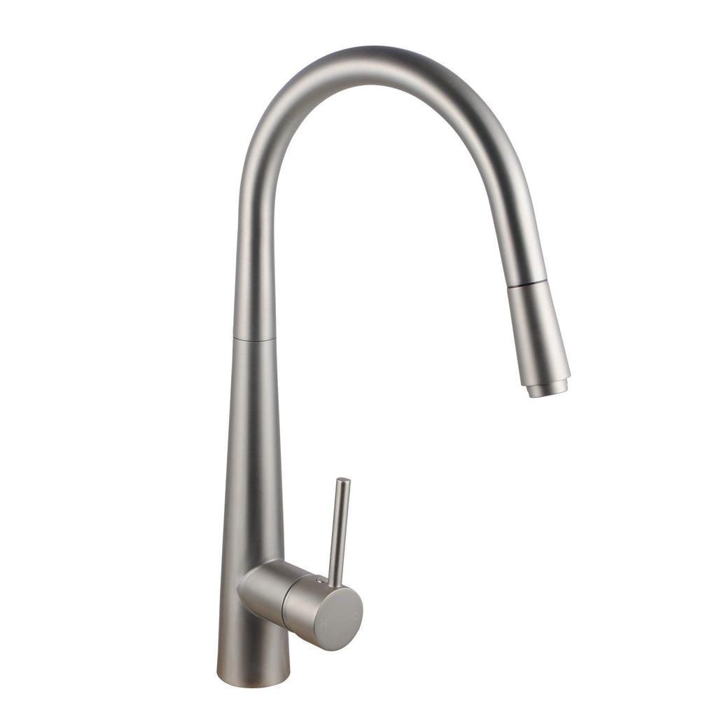 Round Pull Out Kitchen Sink Mixer Tap Chrome and Colours