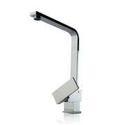 Cavallo Chrome/Matte Black Square Kitchen Mixer FIL Kitchen Bathroom