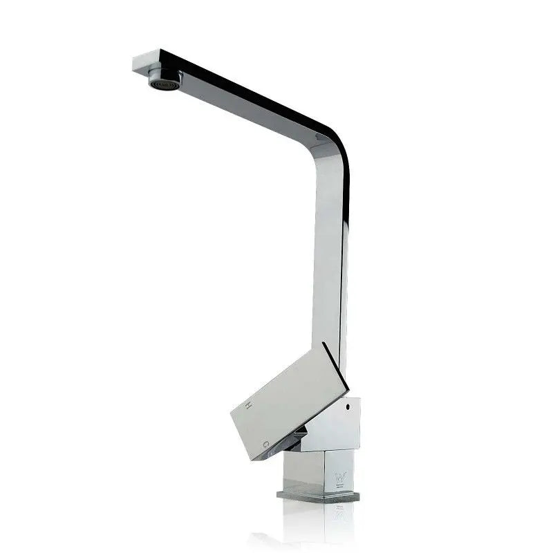 Cavallo Chrome/Matte Black Square Kitchen Mixer FIL Kitchen Bathroom
