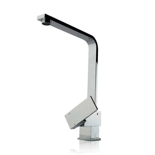 Cavallo Chrome/Matte Black Square Kitchen Mixer FIL Kitchen Bathroom