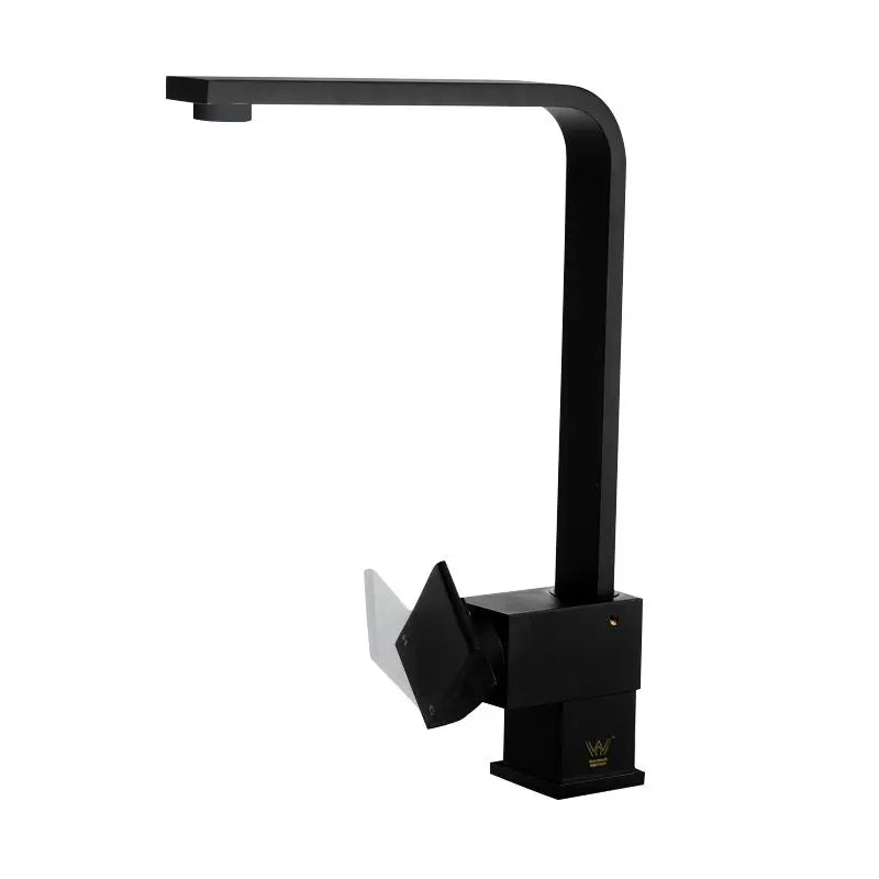 Cavallo Chrome/Matte Black Square Kitchen Mixer FIL Kitchen Bathroom
