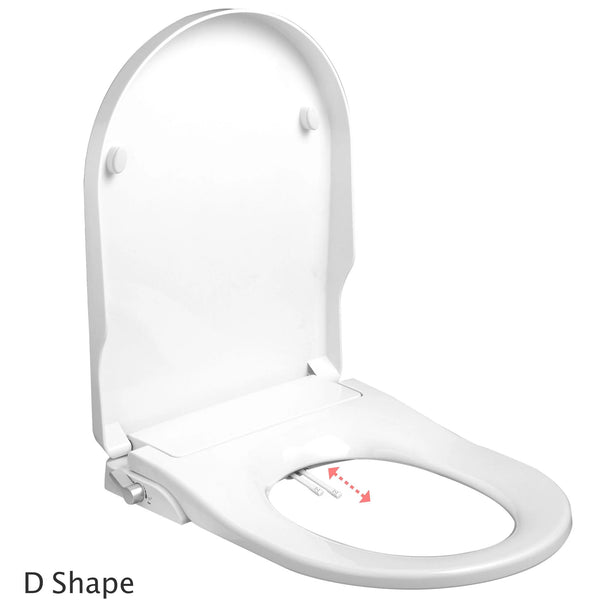 N COLLECTION ULTRA SLIM BIDET WITH SIDE CONTROL GLOSS WHITE