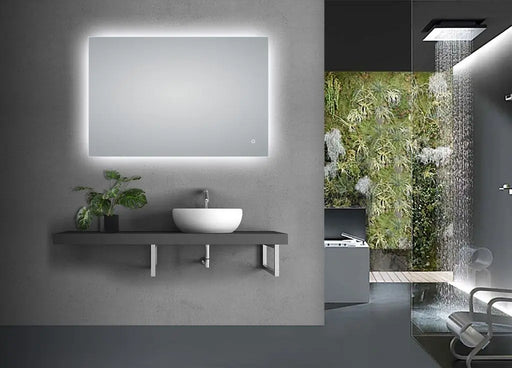 1200x800mm Rectangle 3 Color Lighting LED Mirror Touch Sensor Switch Defogger Pad Wall Mounted Vertical or Horizontal FIL Kitchen Bathroom