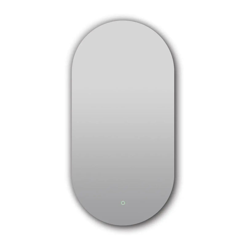 Oval Shape Backlit LED Mirror 500x1000mm FIL Kitchen Bathroom