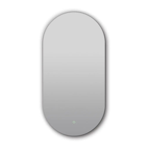 Oval Shape Backlit LED Mirror 500x1000mm FIL Kitchen Bathroom