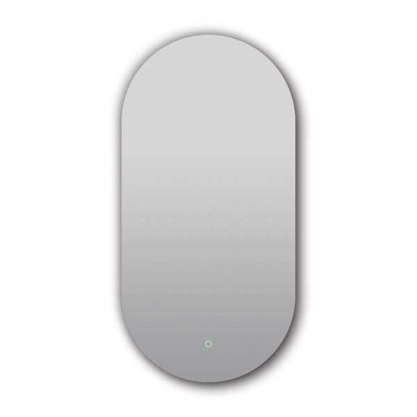 Oval Shape Backlit LED Mirror 500x1000mm