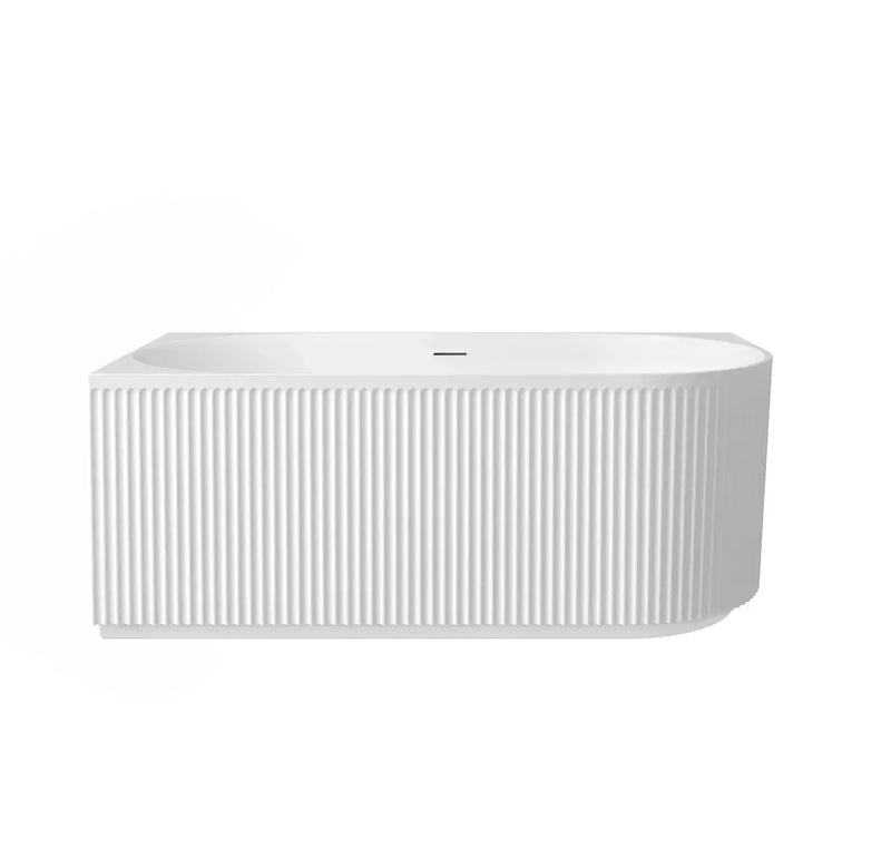 Attica Havana Corner 1500 Fluted Bath with Overflow otti
