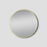 600mm Brushed Nickel/Brushed Gold Framed Round Mirror FIL Kitchen Bathroom