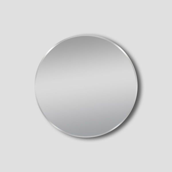 800mm Brushed Nickel/Brushed Gold Framed Round Mirror