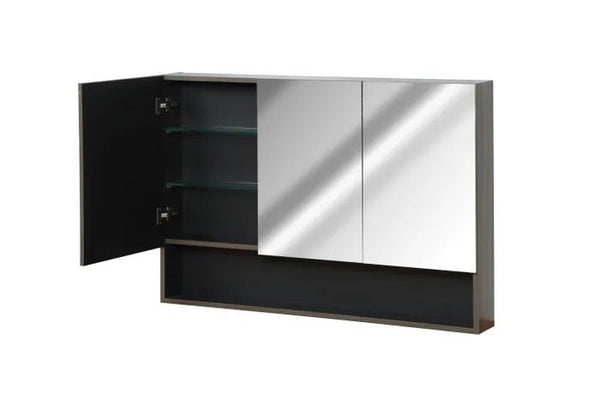 (MDF)1200 MAXIMO SHAVING CABINET WITH SHELF - FIL Kitchen Bathroom