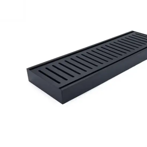 Aluminium Brushed Black Floor linear  Grate 35*100*100mm FIL Kitchen Bathroom