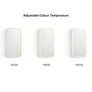 LED Noosa White Shaving Cabinet  900(H)x450(W)mm - FIL Kitchen Bathroom