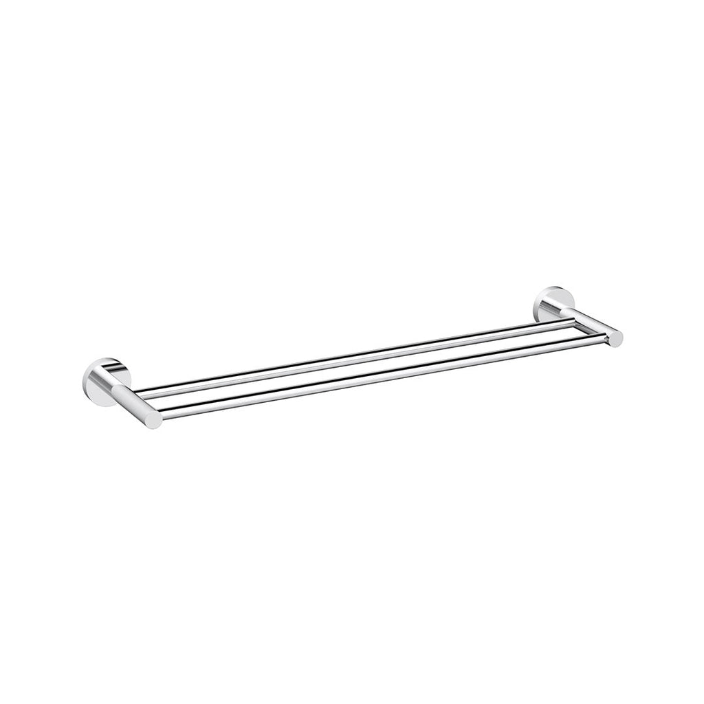 Otus Slimline Double Towel Rail 600mm