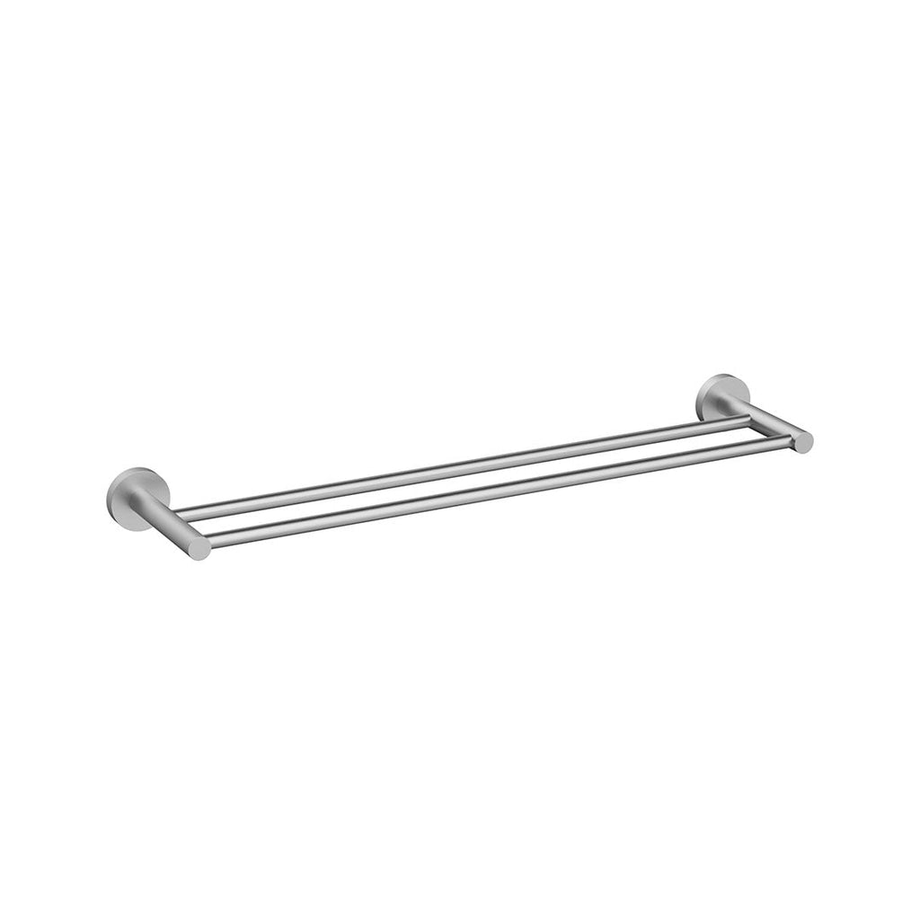 Otus Slimline Double Towel Rail 600mm