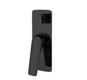 AU Square Chrome/Black Shower/Bath Wall Mixer with Diverter FIL Kitchen Bathroom