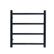 Round  Electric Heated Towel Rack 4 Bars Chrome and Colours FIL Kitchen Bathroom
