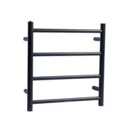 Round  Electric Heated Towel Rack 4 Bars Chrome and Colours FIL Kitchen Bathroom