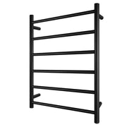 Round  Electric Heated Towel Rack 6 Bars Chrome and Colours FIL Kitchen Bathroom