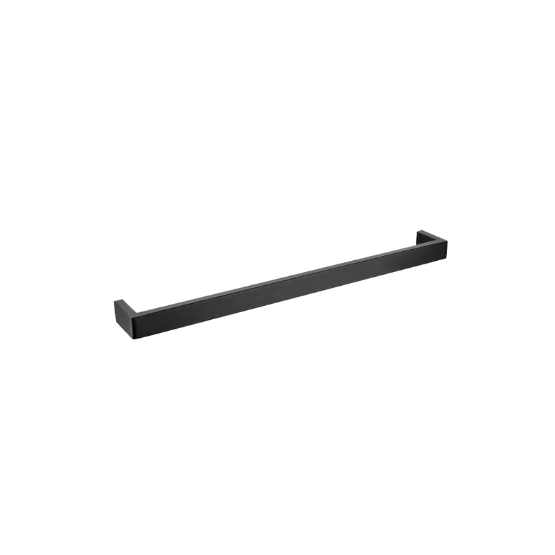IVANO Series Square Chrome Single Towel Rail 600mm FIL Kitchen Bathroom
