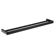 IVANO Series Square Chrome Double Towel Rail 800mm FIL Kitchen Bathroom