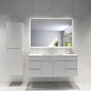 POSEIDON RECTANGLE BACKLIT LED MIRROR 3 COLOUR LIGHTS 1200X800MM - FIL Kitchen Bathroom