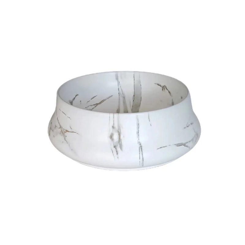 Matte White Carrara Basin 400MM POSEIDON