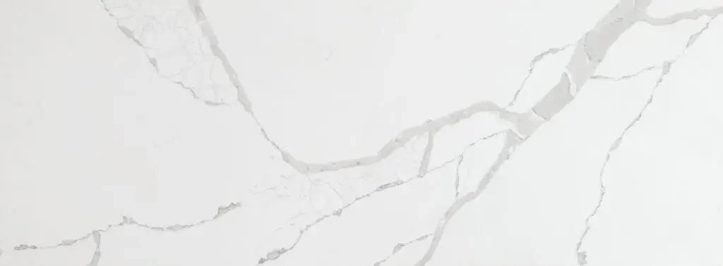 Palis White Flat Stone Top 25mm Square edges/Curved edges