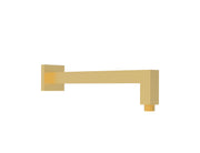 SQUARE HORIZONTAL SHOWER ARM 400MM CHROME & COLOURED FIL Kitchen Bathroom