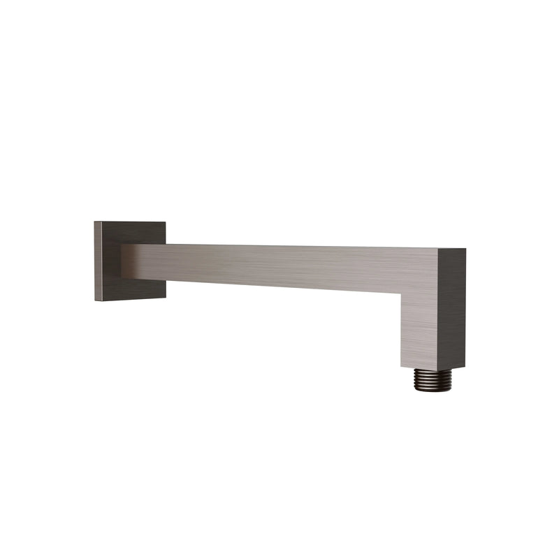 SQUARE HORIZONTAL SHOWER ARM 400MM CHROME & COLOURED FIL Kitchen Bathroom