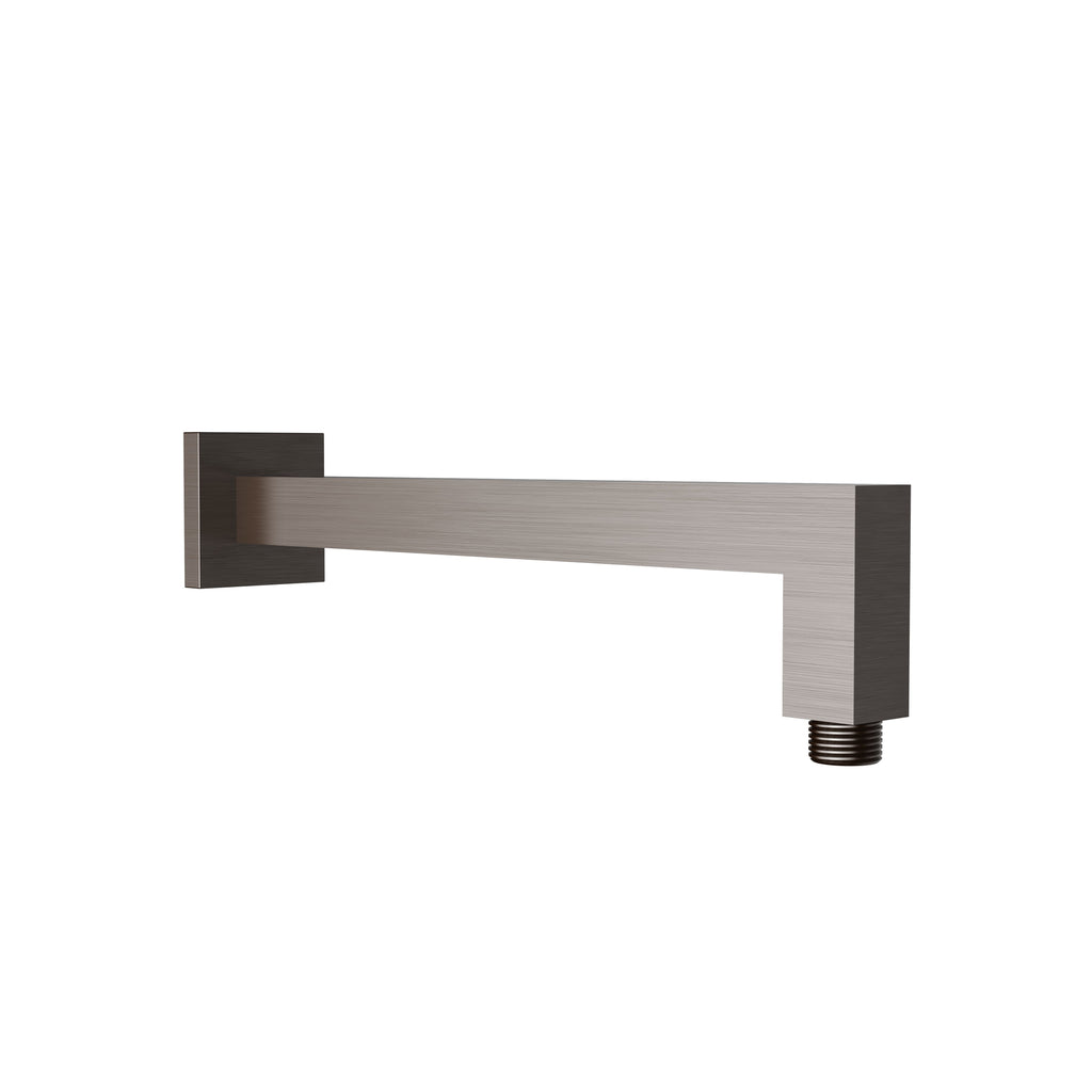 SQUARE HORIZONTAL SHOWER ARM 400MM CHROME & COLOURED