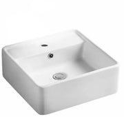 Ultra Slim Wall Hung/Above Counter Basin Gloss White 330mm/375mm/410mm/420mm/460mm - FIL Kitchen Bathroom