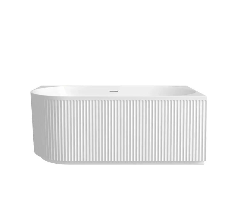 Attica Havana Corner 1500 Fluted Bath with Overflow otti