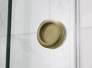 FRAMELESS SLIDING DOOR WALL TO WALL BRUSHED GOLD FIL Kitchen Bathroom