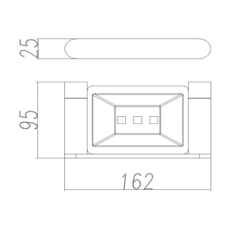 RUSHY Soap Dish Holder Chrome and Colours FIL Kitchen Bathroom
