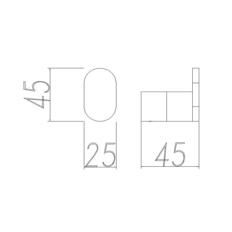 RUSHY Round Robe Hook Chrome and Colours FIL Kitchen Bathroom