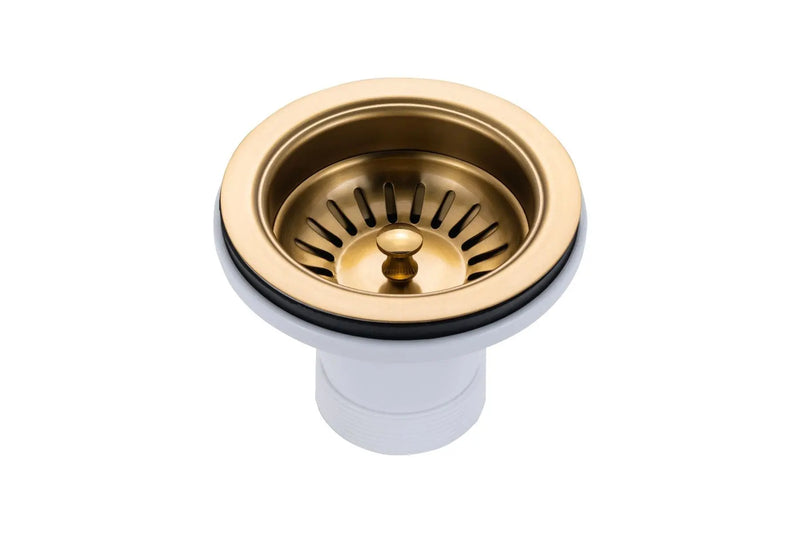440x440x205mm Satin/Grey/Gold Stainless Steel Handmade Single Bowl Sink for Flush Mount and Undermount FIL Kitchen Bathroom