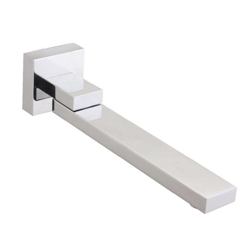 Cavallo Square Bath Spout Chrome & Colours