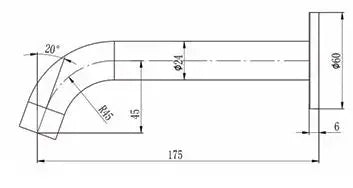 Soko Spout Curved - FIL Kitchen Bathroom
