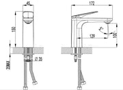 Sulu II Basin Mixer - FIL Kitchen Bathroom